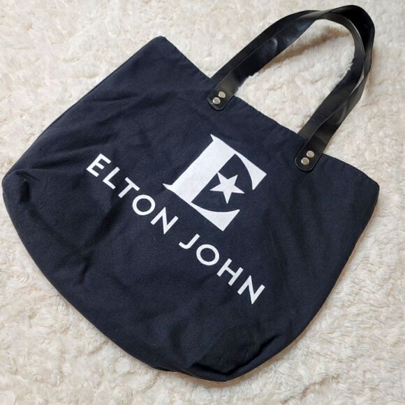 Elton John VIP EXCLUSIVE Official Swag Tote Bag (Yellow Brick Road Tour) - Picture 2 of 7